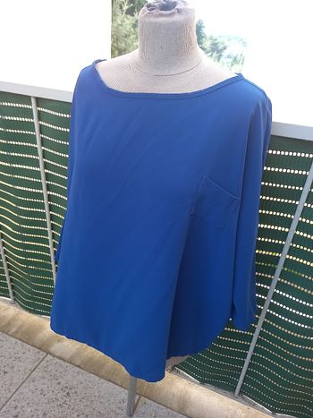 Blouse bleu roi TU