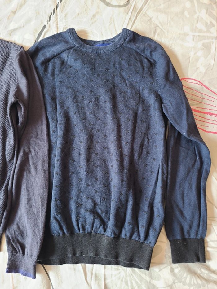 Lot pull fin homme S - photo numéro 3