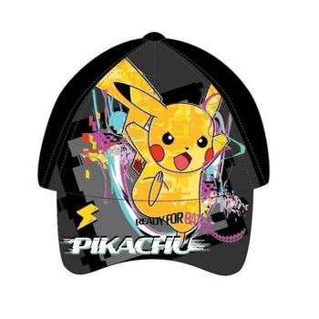 Casquette Pikachu noir