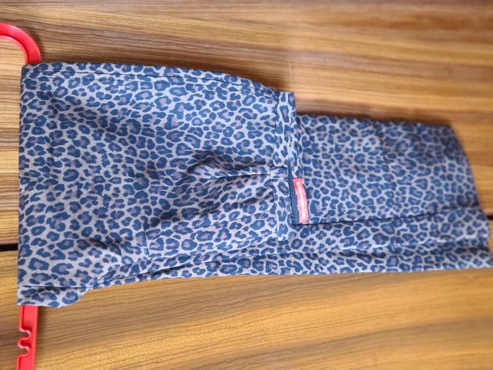 Pantalon stretch imprimé léopard Manoukian