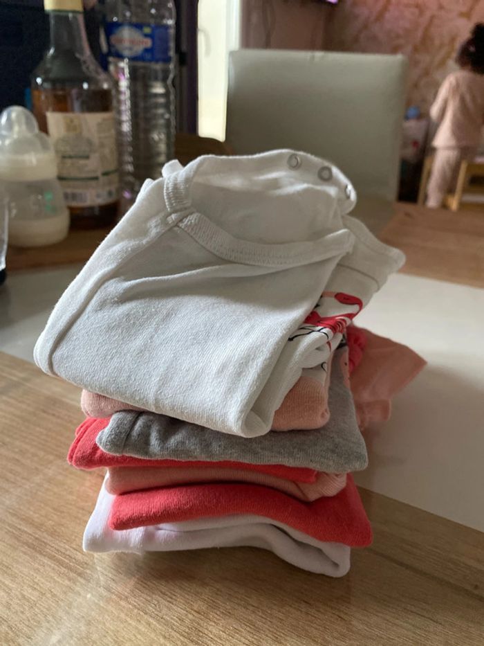 Lot de 8 body 3 mois manches courtes la redoute
