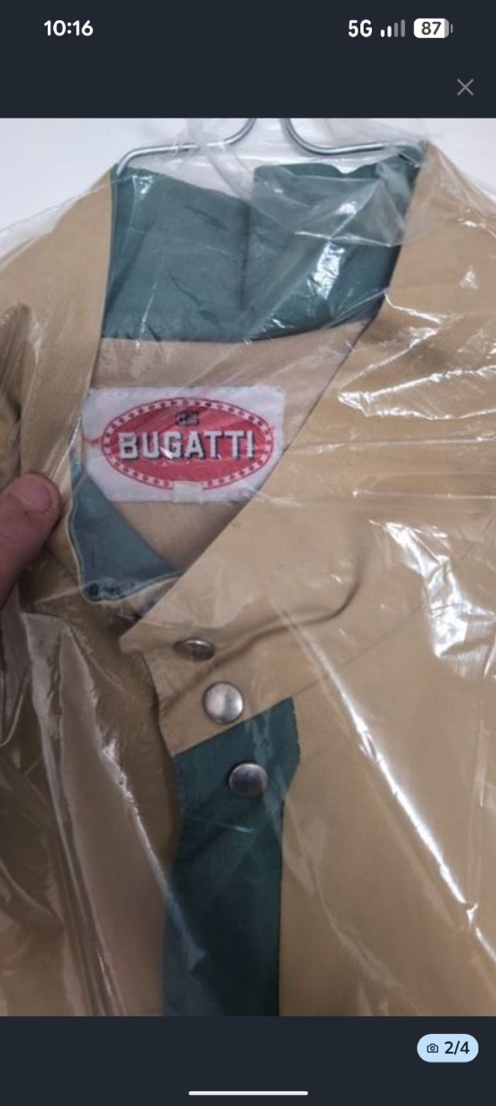 Veste ancienne bugatti  taille 4 - photo numéro 2