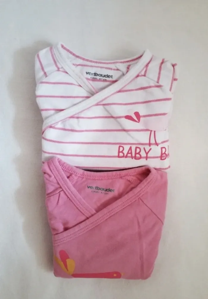 Lot body vertbaudet 6 mois