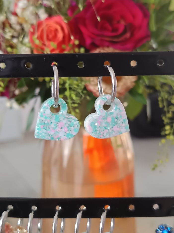 Boucles oreilles acier inoxydable - photo numéro 5