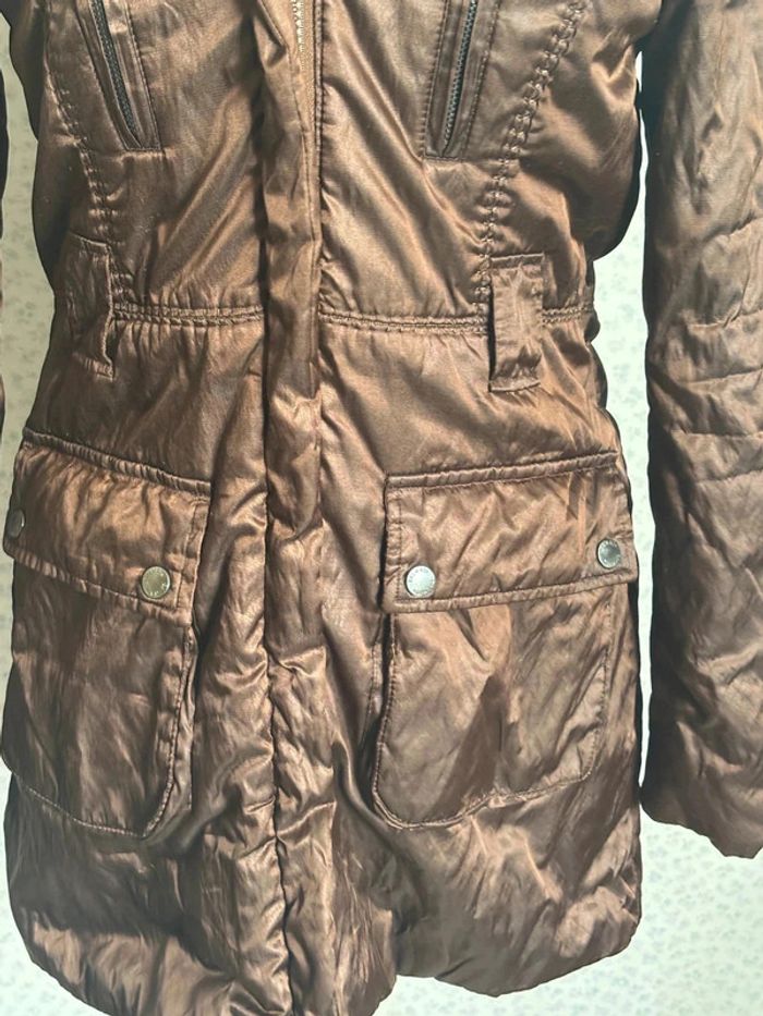 Doudoune avec grand col faux fur - Balmain taille 36 - photo numéro 3