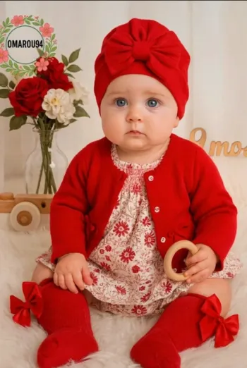 Ensemble complet 5 pièces sergent major fille 9 mois 🎀