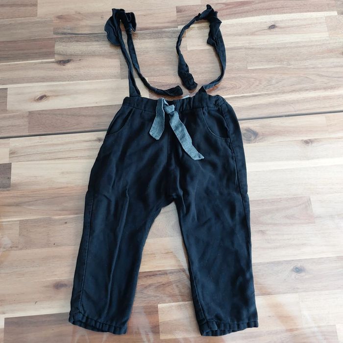 Pantalon hiver à bretelles 12- 18 mois