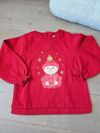 Sweat fille 24/36 mois