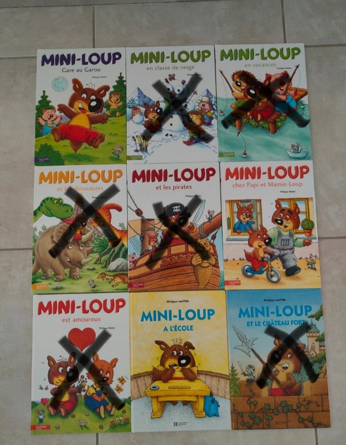 Lot 7 livres Mini Loup - photo numéro 9