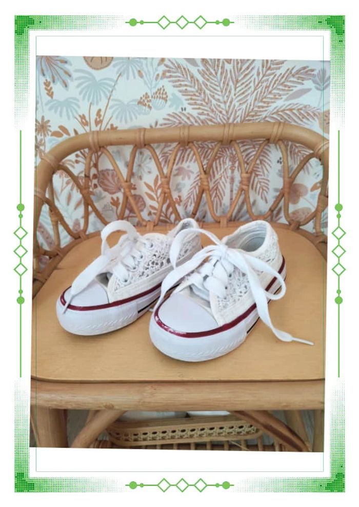 Basket en toile crochet