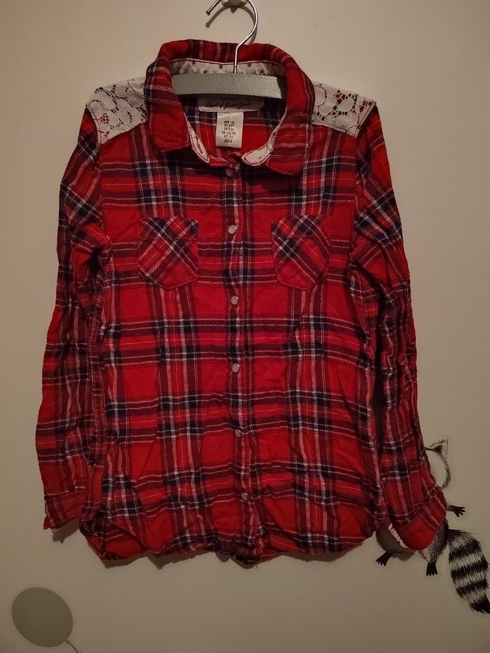 Chemise à carreaux