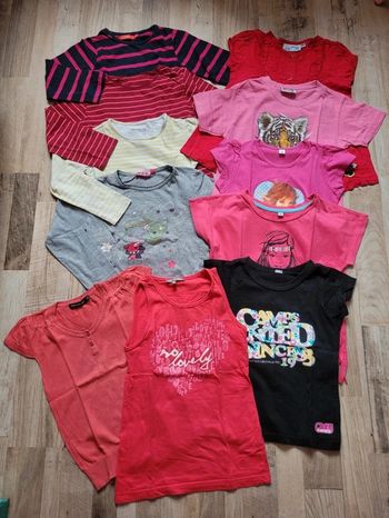 Lot de 11 hauts  fille en 6 ans