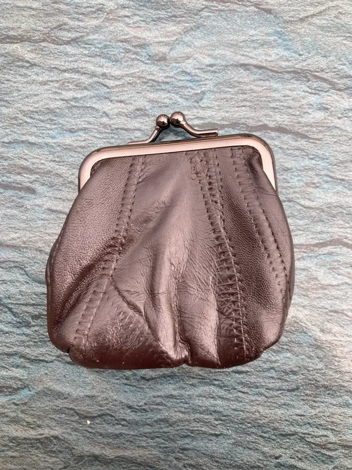 Petit porte monnaie imitation cuir