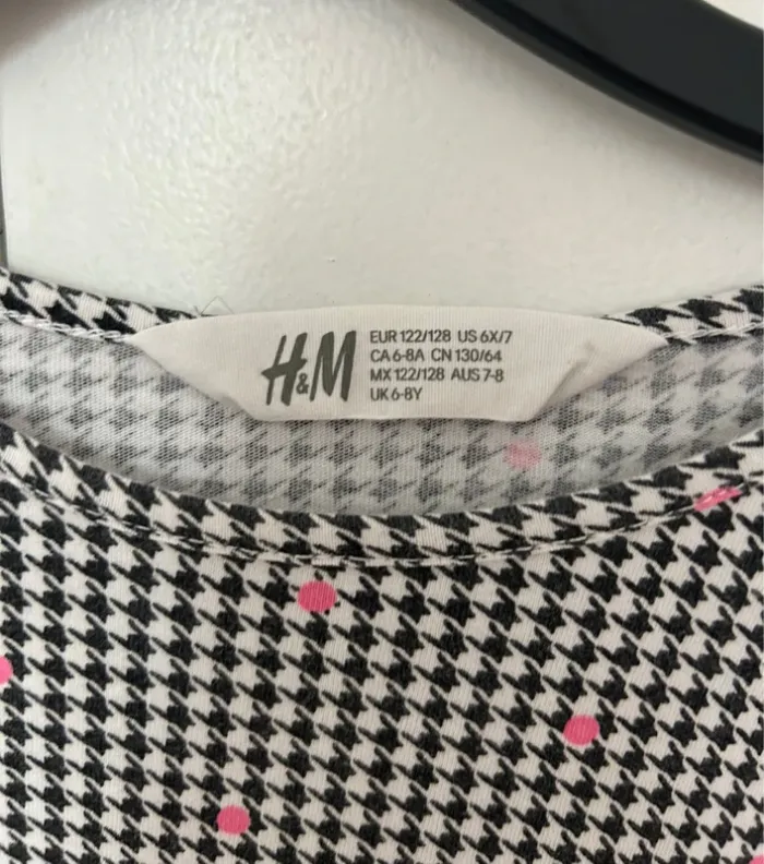 Robe à carreau fille taille 6-8 ans h&m - photo numéro 4