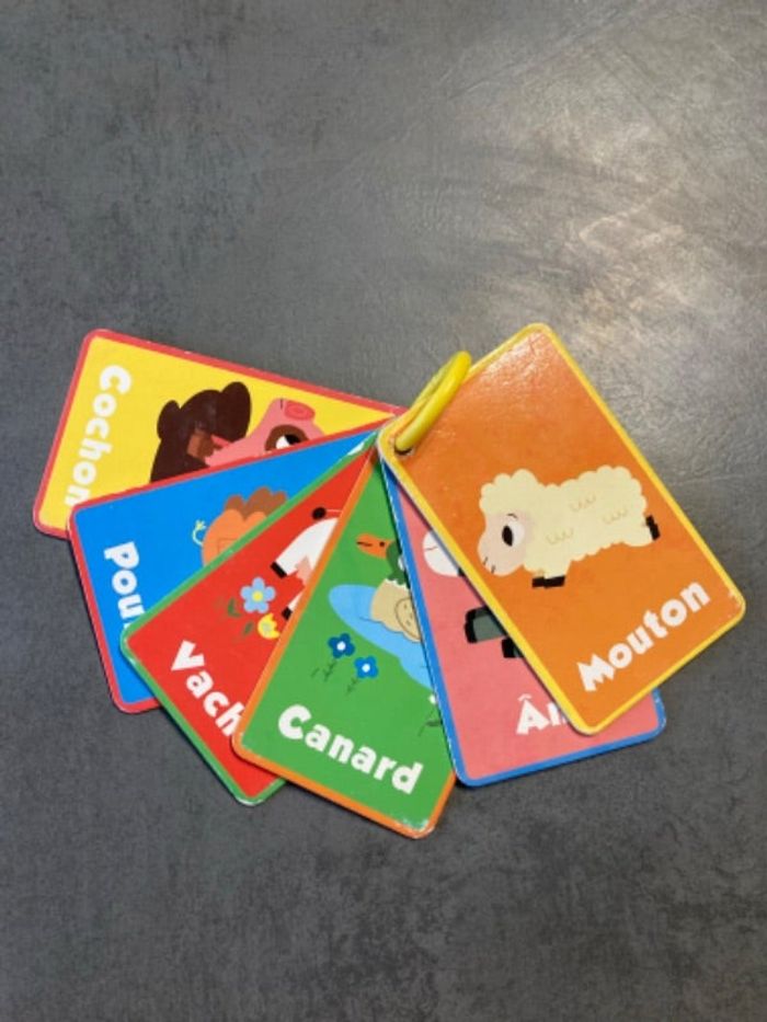 Imagier cartonné 6 animaux