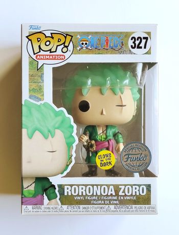 Funko POP Roronoa Zoro Glow in the Dark #327 - One Piece - Figurine Vinyle