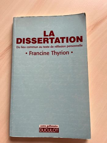 La Dissertation Francine Thyrion