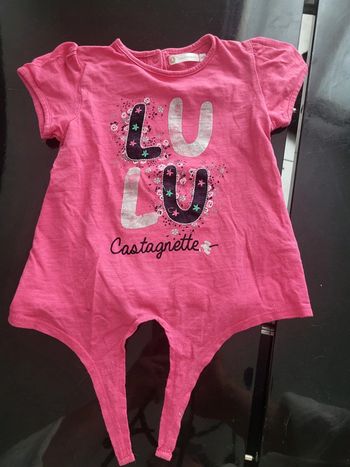 T shirt lulu castagnettes  24 mois