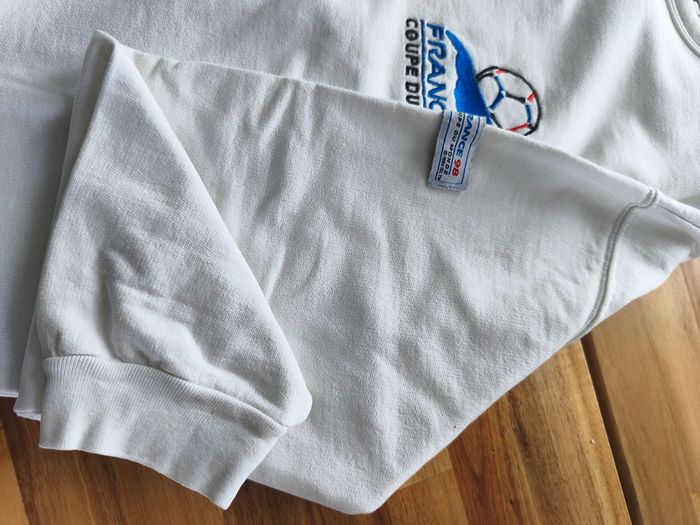 Sweat France 98 blanc taille L - photo numéro 9