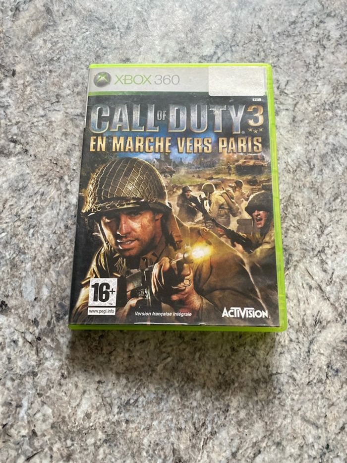 call of duty 3 en marche vers paris xbox 360 - photo numéro 1