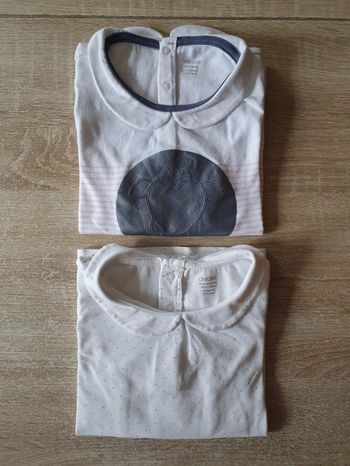 Lot de 2 t-shirts Obaïbi - 36 mois