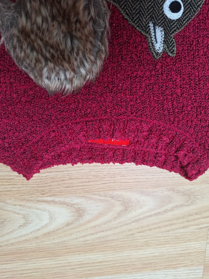 Pull TISSAIA 10 ans rouge - photo numéro 5