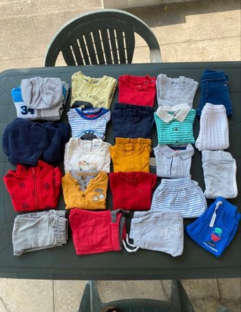 Lot de vêtements garçon 6 mois 