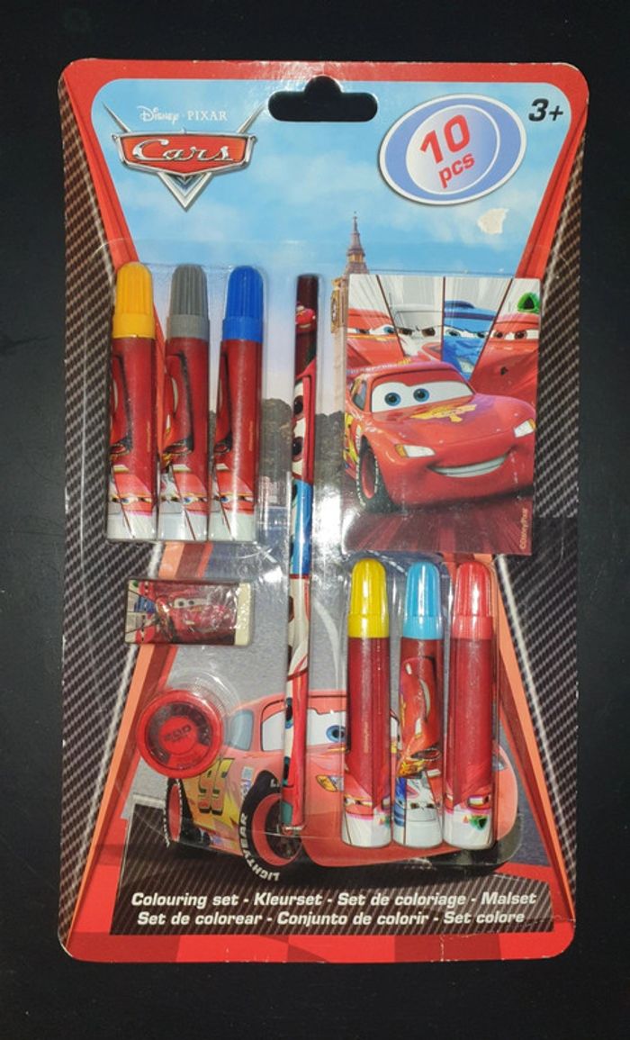 Set de coloriage Cars