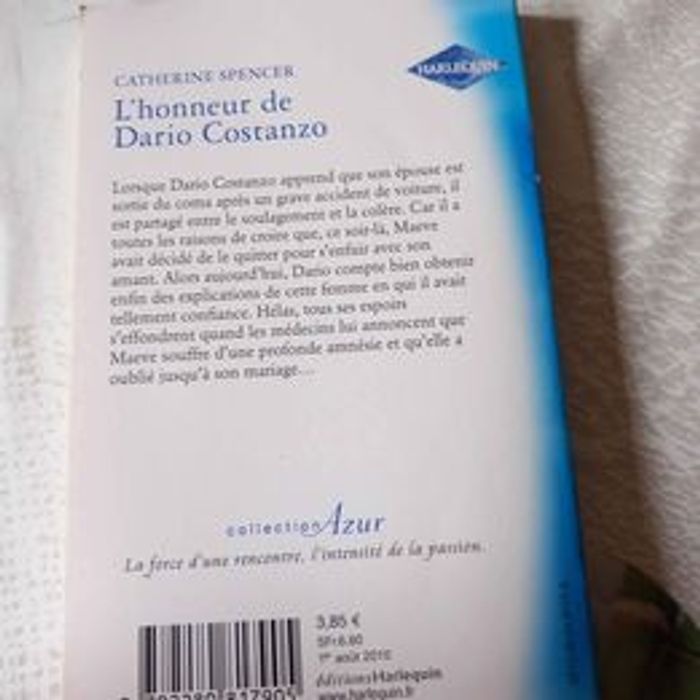 L'honneur de Dario Costanzo de Catherine Spencer - photo numéro 3