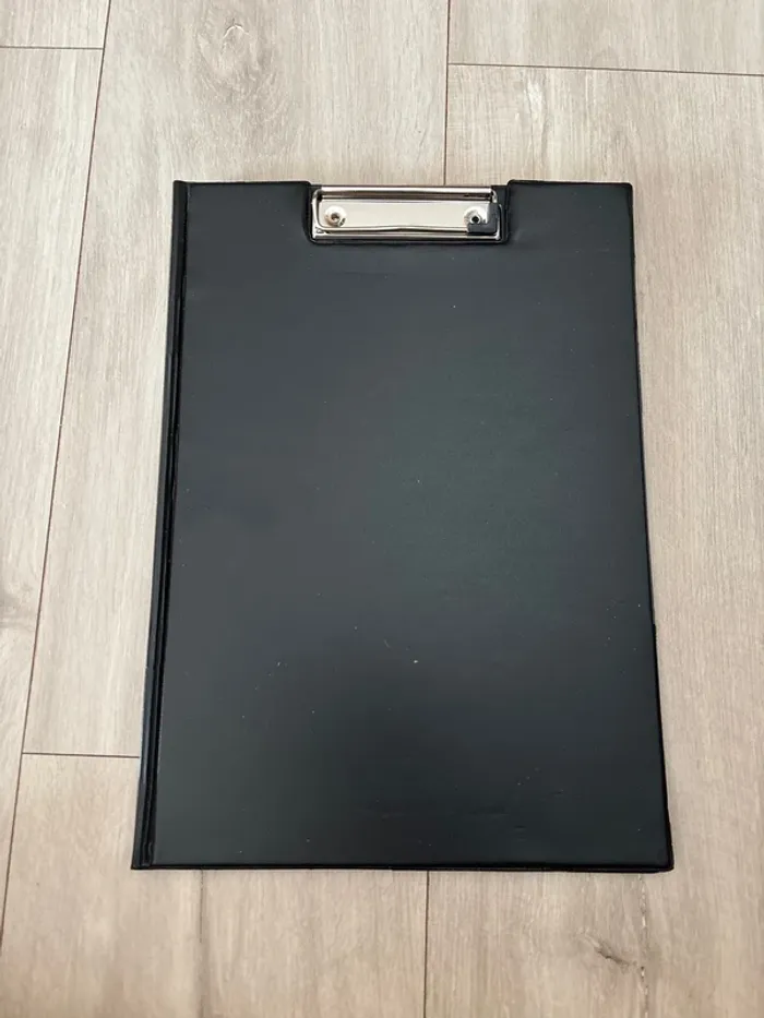 Porte bloc avec pochette noir
