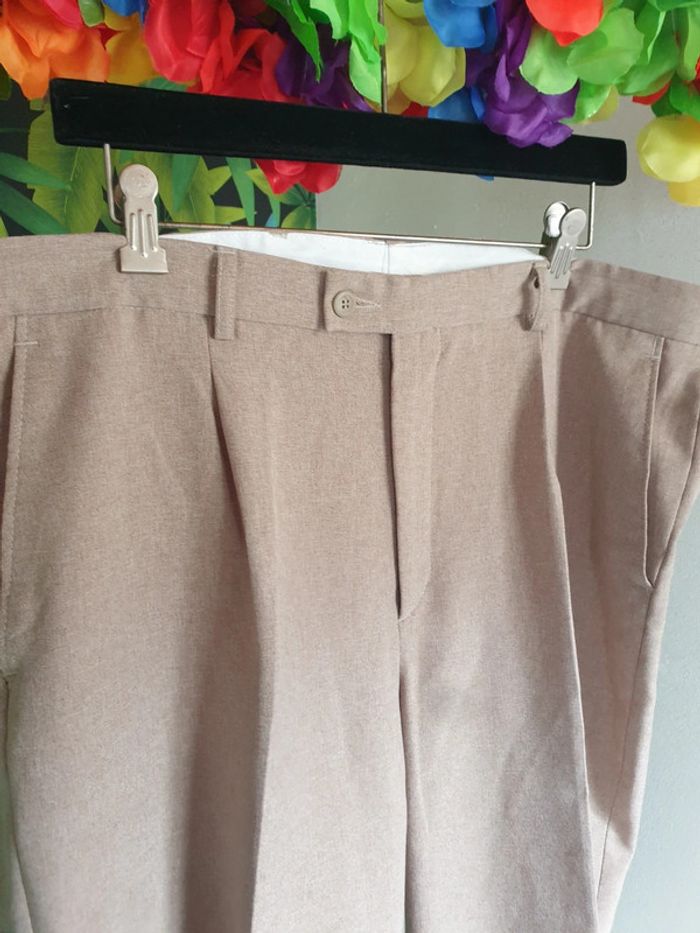 Pantalon habillé beige 50 - photo numéro 2