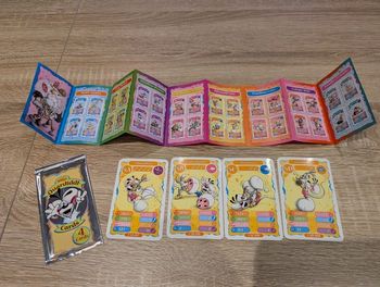 Diddl Quardiddl Cards – Série complète Bibombl-Fun 5A à 5D – 4 cartes état neuf + pochette