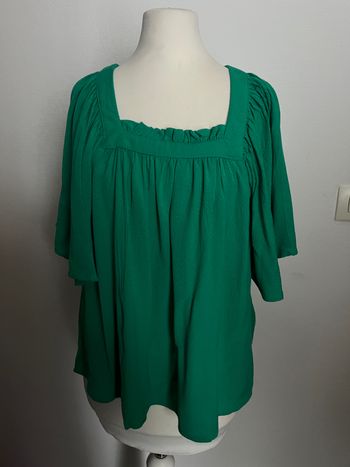 Chemisier, blouse verte taille L