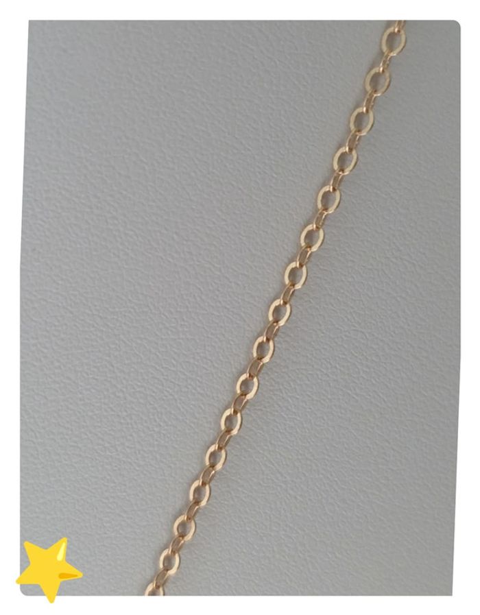 Collier + pendentif arbre avec pierre d'ornement doré - photo numéro 3
