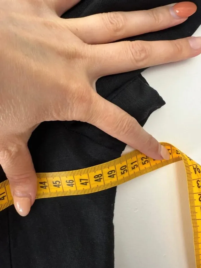 Chemise manches courtes Max & Co femme en lin noire taille 42 très bon état - photo numéro 8