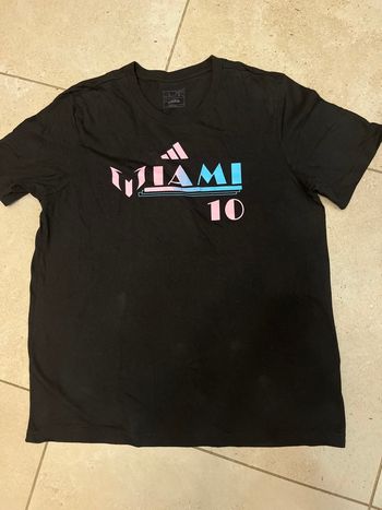 TEE shirt Adidas Miami 10 taille L