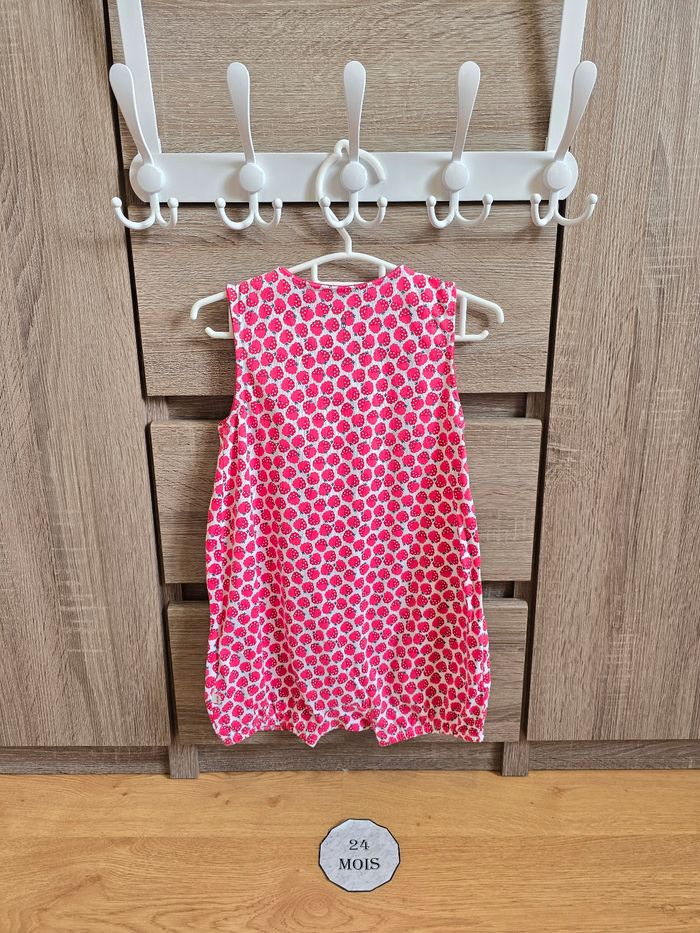 Vêtement Bébé Fille - Combishort framboise - Obaibi - 23 mois 86 cm - photo numéro 6