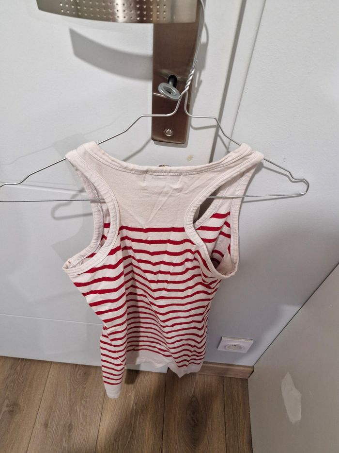Tunique rouge et blanche Little Marcel - photo numéro 2