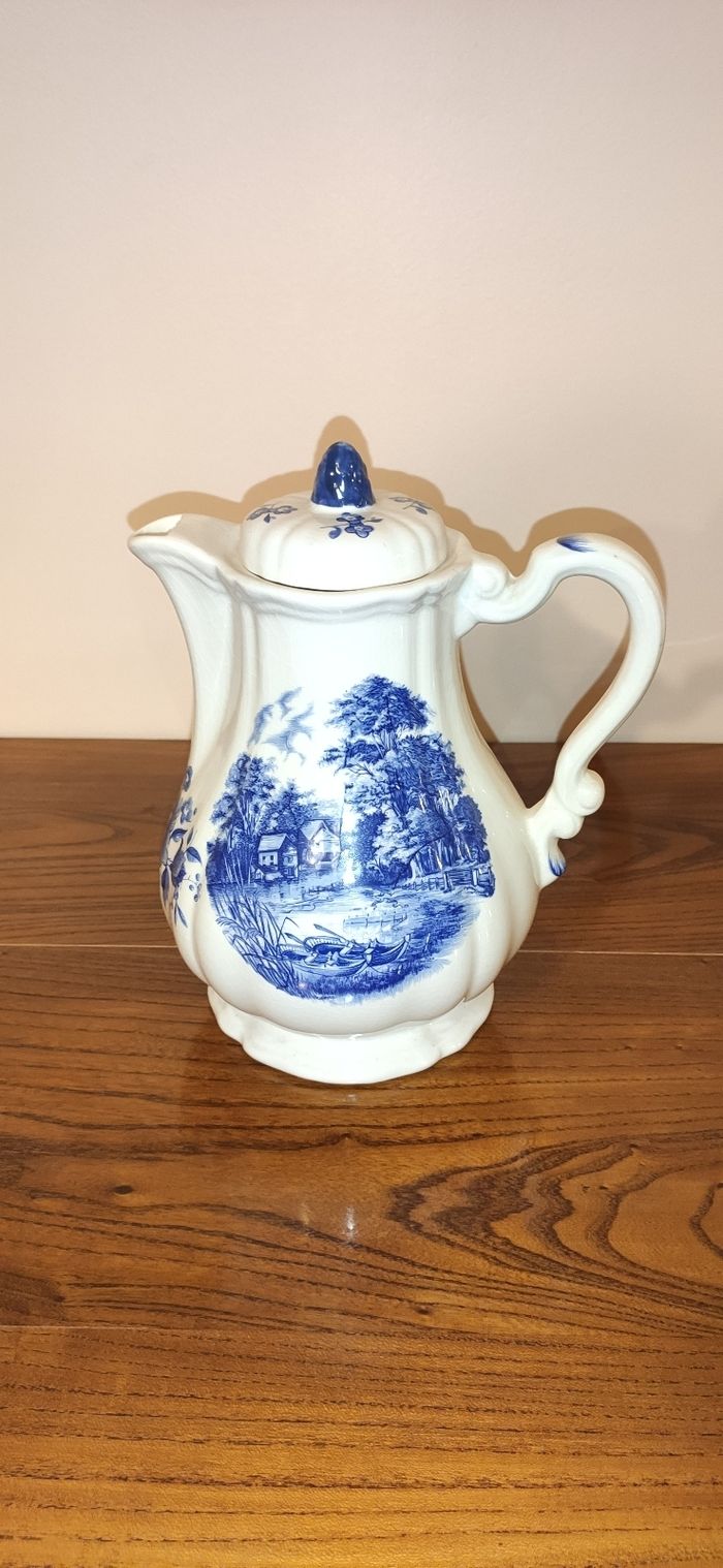 Cafetière en faïence de Sarreguemines - photo numéro 4