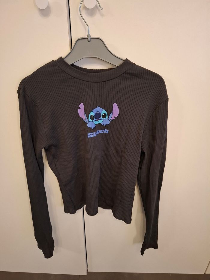 Tee-shirt manches longues Stitch