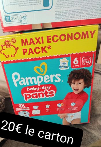 Couches Pampers pants