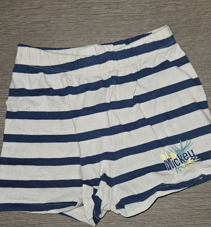 Short rayure mickey - photo numéro 2