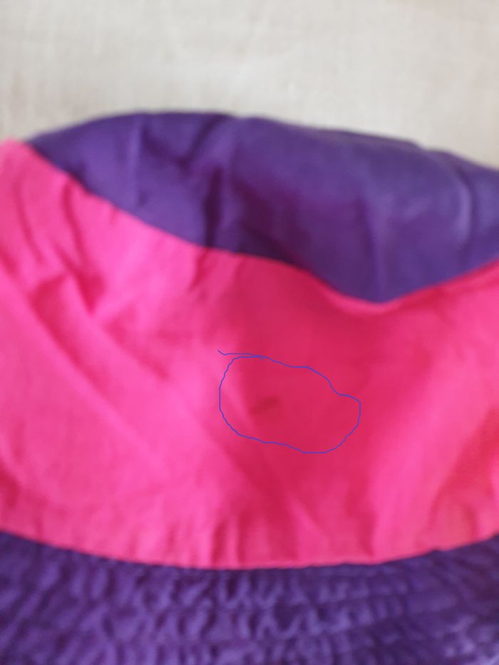 Bob fille réversible Rose et violet d’un côté – Jaune fluo et orange de l’autre - photo numéro 10