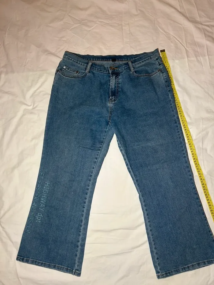 Jean court vintage motarde de charme