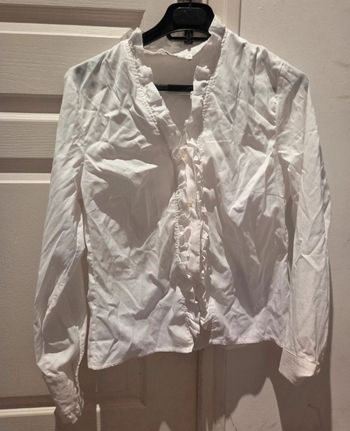 Chemise blanche femme style victorien