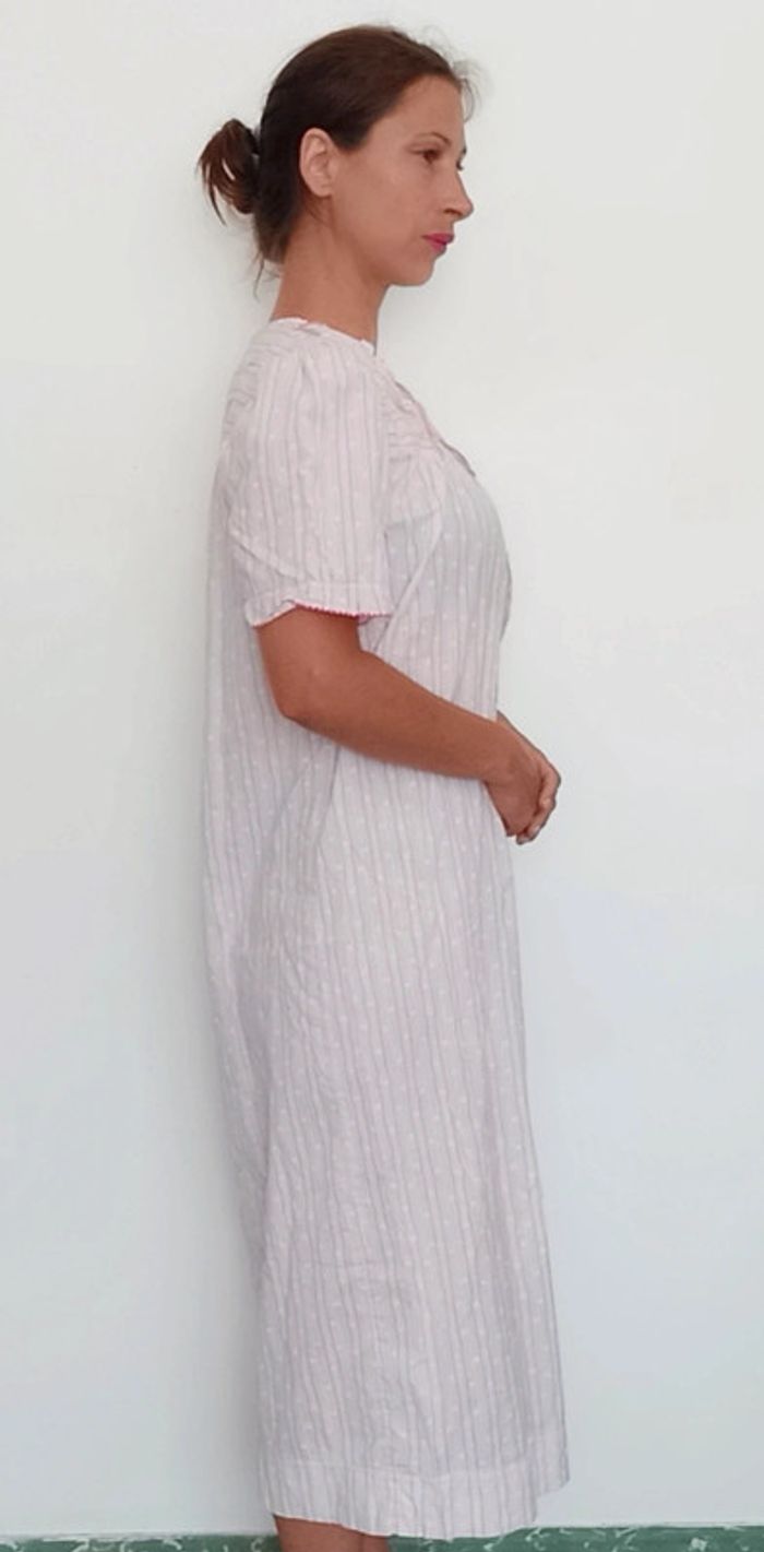 Chemise de nuit rayee vintage - photo numéro 7