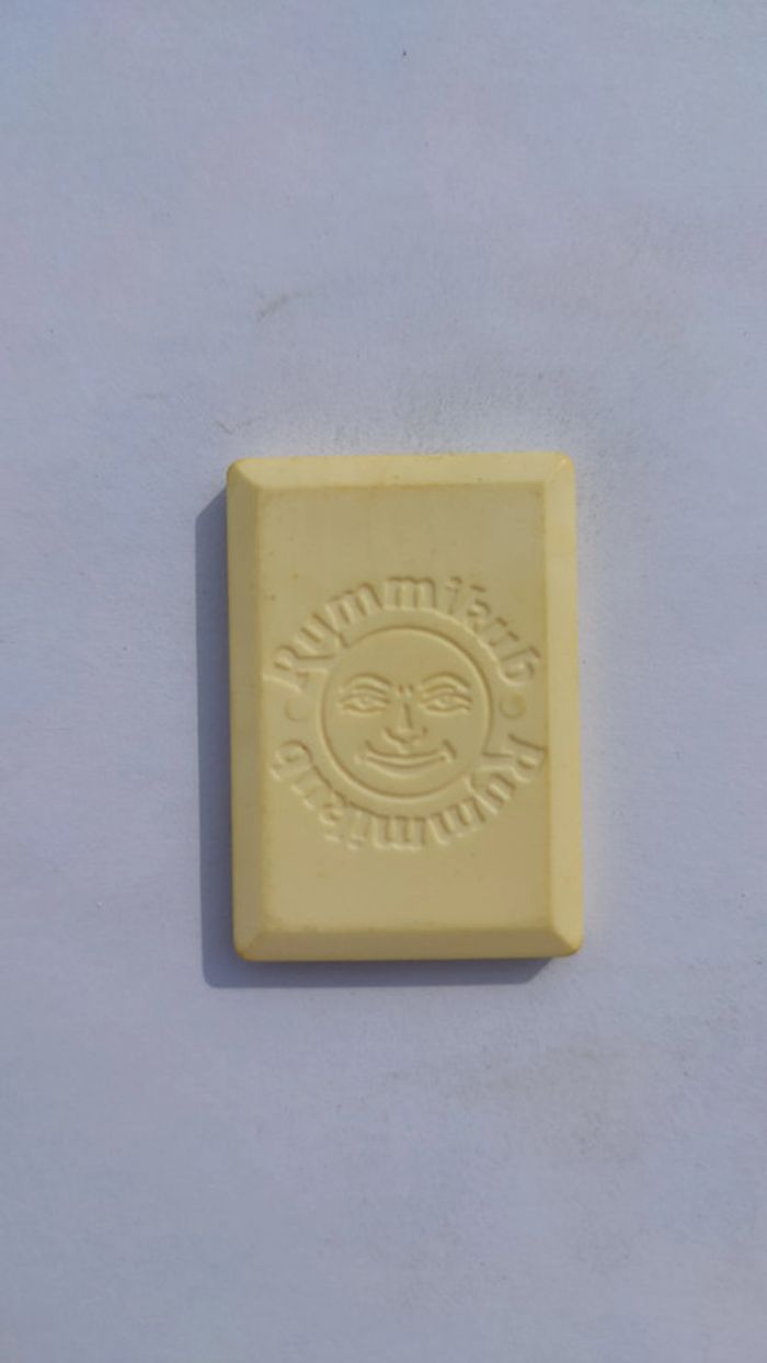 Tuile chiffre 7 sept orange pièce détachée Rummikub Le rami des chiffres 1996 hasbro #B40 - photo numéro 2