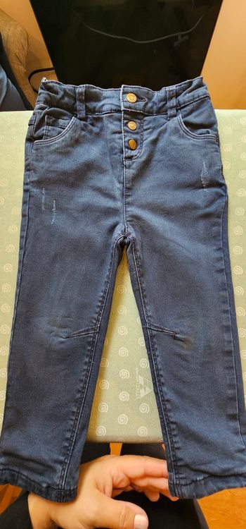 Pantalon bleu tape a l'oeil 3ans garçon