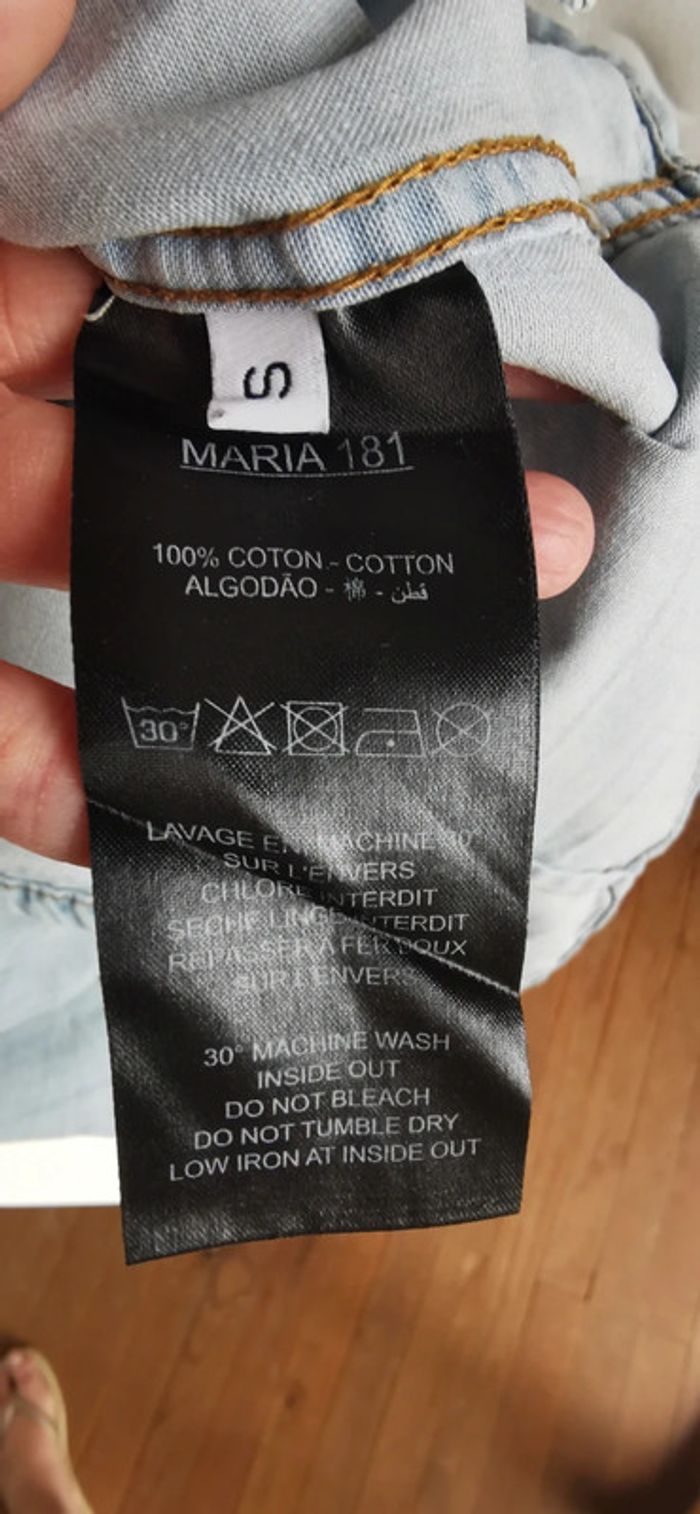 Chemise en jean taille S - photo numéro 6