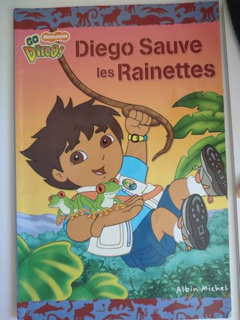 Livre Diego sauve les rainettes